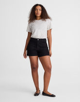 The Curvy Emmy Denim Short BLACK RINSE WASH