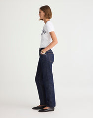 Alexa Chung for Madewell Franny Straight Jean in Rinse Wash RINSE WASH