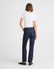 Alexa Chung for Madewell Franny Straight Jean in Rinse Wash RINSE WASH