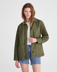 Classic Chore Jacket in Cotton Twill FADED IVY