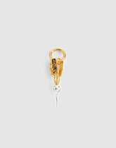 Mixed-Metal Radish Charm ANTIQUE GOLD