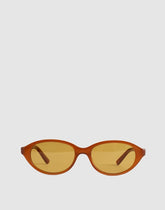 The Solina Oval Sunglasses BRONZED CLAY