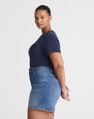 The Plus Perfect Vintage Mid-Length Short IRMO WASH