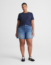 The Plus Perfect Vintage Mid-Length Short IRMO WASH