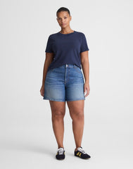The Plus Perfect Vintage Mid-Length Short IRMO WASH