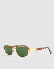 The Codi Rectangular Sunglasses VINTAGE GOLD