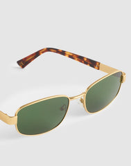 The Codi Rectangular Sunglasses VINTAGE GOLD