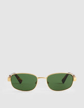 The Codi Rectangular Sunglasses VINTAGE GOLD