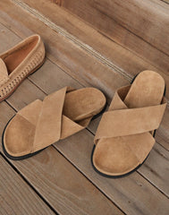 G.H.BASS Charleswood Sandals HAZELNUT