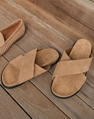 G.H.BASS Charleswood Sandals HAZELNUT