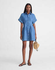 The Perry Denim Shirtdress SEASIDE WASH