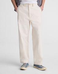 Utility Pant in Cotton-Hemp Canvas NATURAL SEEDED