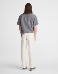 Utility Pant in Cotton-Hemp Canvas NATURAL SEEDED