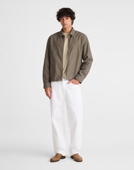 Zip Jacket in Cotton Twill CAPERS