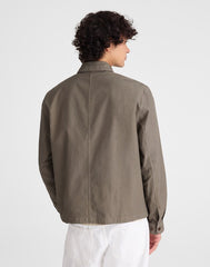 Zip Jacket in Cotton Twill CAPERS