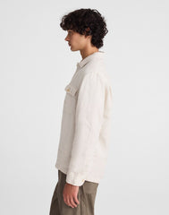 The Station Shirt in Linen BLEACHED