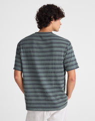 The Vintage Tee in Jacquard OVERDYE SHADED FOREST