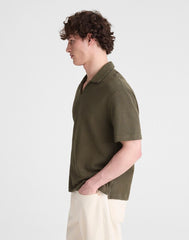 Skipper Polo in Jacquard CAPERS OVERDYE STRIPE