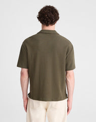 Skipper Polo in Jacquard CAPERS OVERDYE STRIPE