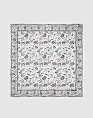 Medium Bandana in Cotton BLK PRINT CHINTZ DK