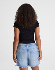 The Curvy Essex Short FADED HORIZON WASH