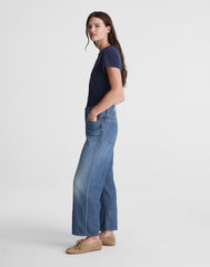 The Perfect Vintage Wide-Leg Crop Jean in Airy Denim SOLSTICE WASH