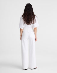 The Ultimate Wide-Leg Jean in Tile White TILE WHITE