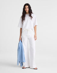 The Ultimate Wide-Leg Jean in Tile White TILE WHITE