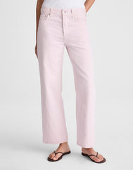 Low-Slung Baggy Crop Jeans MARBLE LILAC