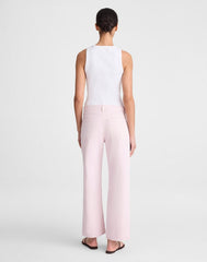 Low-Slung Baggy Crop Jeans MARBLE LILAC