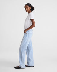 The Short Low-Rise Loose Jean in Foster Wash FOSTER WASH
