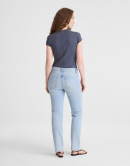 The Jules Slim-Straight Jean in Foster Wash FOSTER WASH
