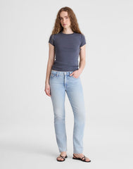 The Jules Slim-Straight Jean in Foster Wash FOSTER WASH