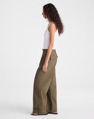 The Everyday Trouser in Poplin FADED IVY