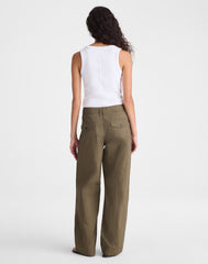 The Everyday Trouser in Poplin FADED IVY