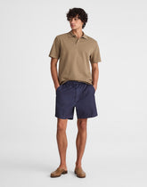 Pull-On Short in Poplin INK