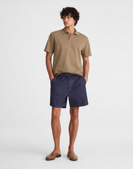 Pull-On Short in Poplin INK