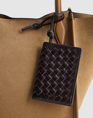 Woven ID Case COFFEE BEAN