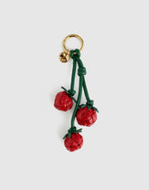 Woven Tomato Bag Charm SCARLETT MULTI