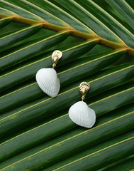 Madewell x Shopbop Mixed Shell Drop Earrings ANTIQUE GOLD