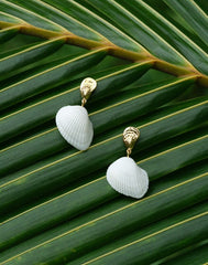 Madewell x Shopbop Mixed Shell Drop Earrings ANTIQUE GOLD