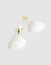 Madewell x Shopbop Mixed Shell Drop Earrings ANTIQUE GOLD