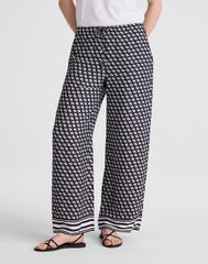 Pull-On Pants in Satin CLASSIC NAVY