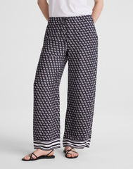 Pull-On Pants in Satin CLASSIC NAVY