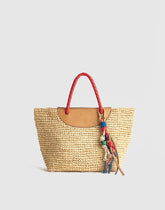 The Woven Mini Tote FESTIVAL RED MULTI