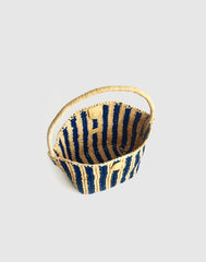 The Signature Woven Shoulder Bag RETRO BLUE STRIPE MULTI