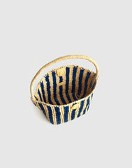 The Signature Woven Shoulder Bag RETRO BLUE STRIPE MULTI