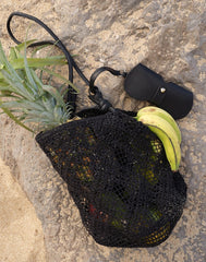 Open-Weave Tote TRUE BLACK