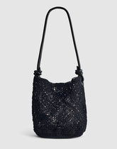 Open-Weave Tote TRUE BLACK