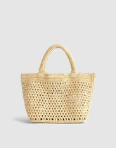 The Straw Mini Tote NATURAL